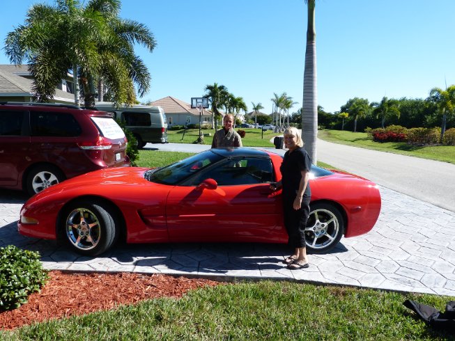 Riding in the Vette